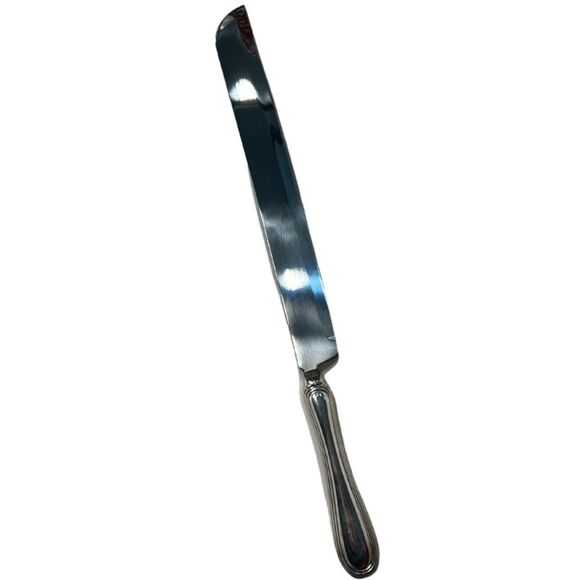 Vintage Wallace Silversmith Silver Plated Stratford Cake Knife 13.25" Celebrate - Picture 1 of 4